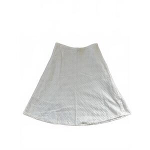 NWOT Theory White Eyelet Skirt